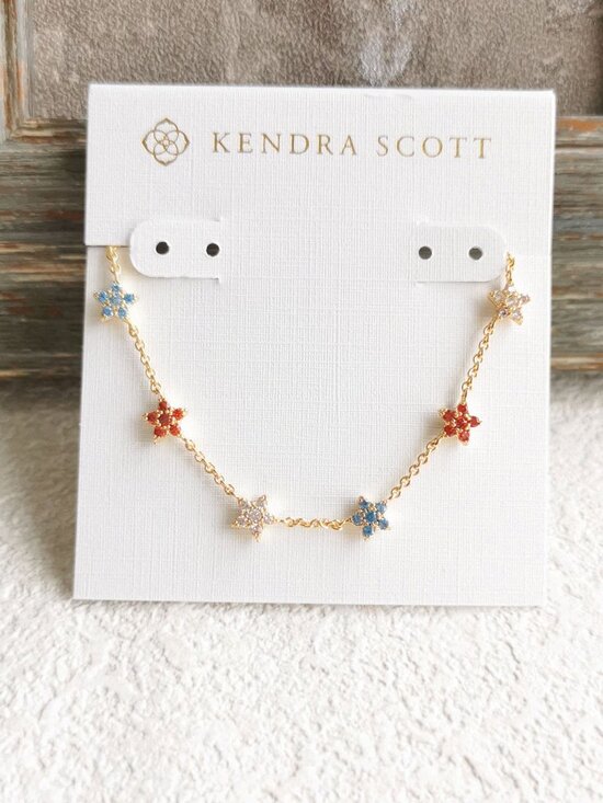Kendra Scott Jewelry - Kendra Scott ❤️ Sierra Star Gold Crystal Strand Necklace